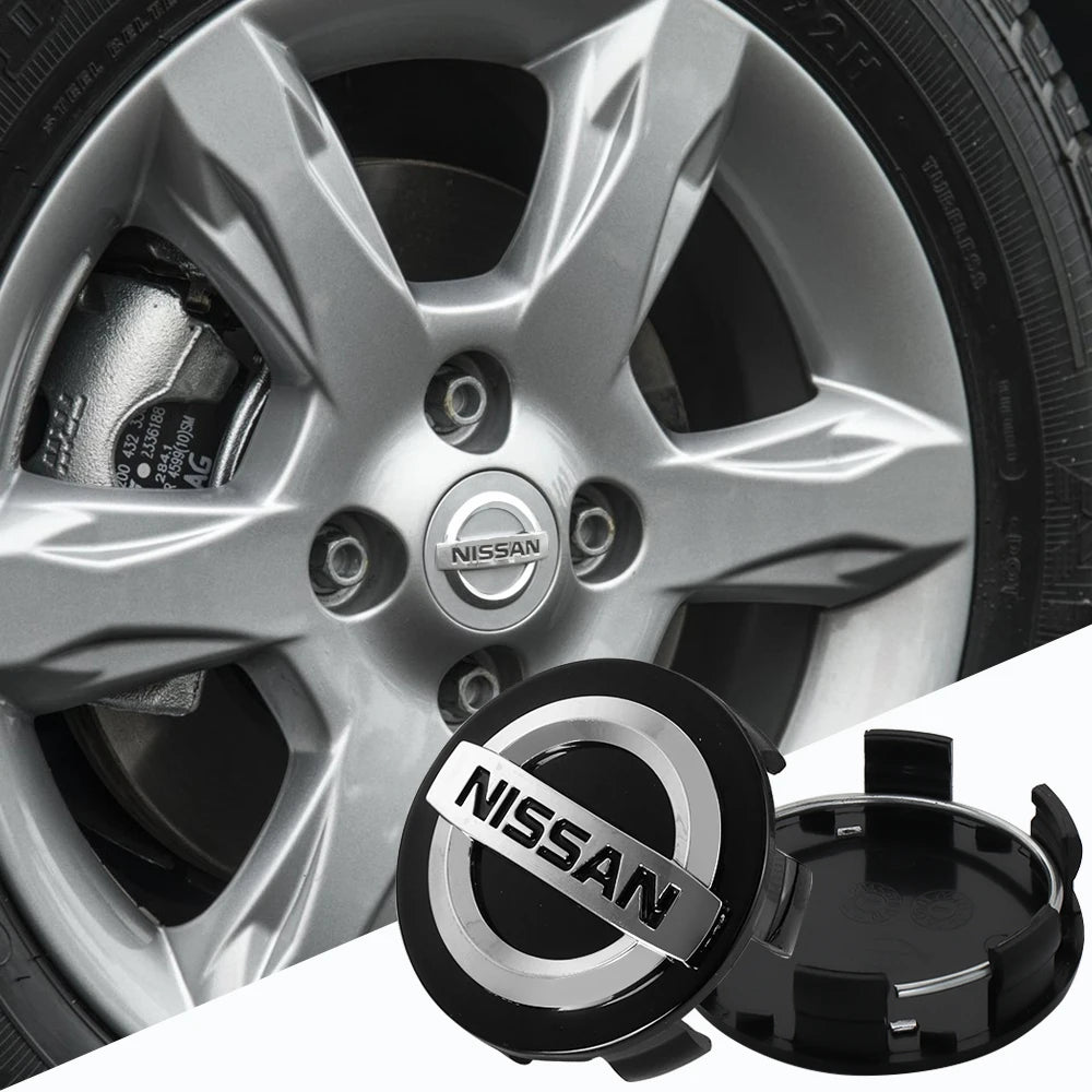 4pcs 54/60MM Car Styling Wheel Center Cap Hub Covers Badge Accessories For Nissan Nismo GTR Qashqai Almera Teana V36 Sylphy Note