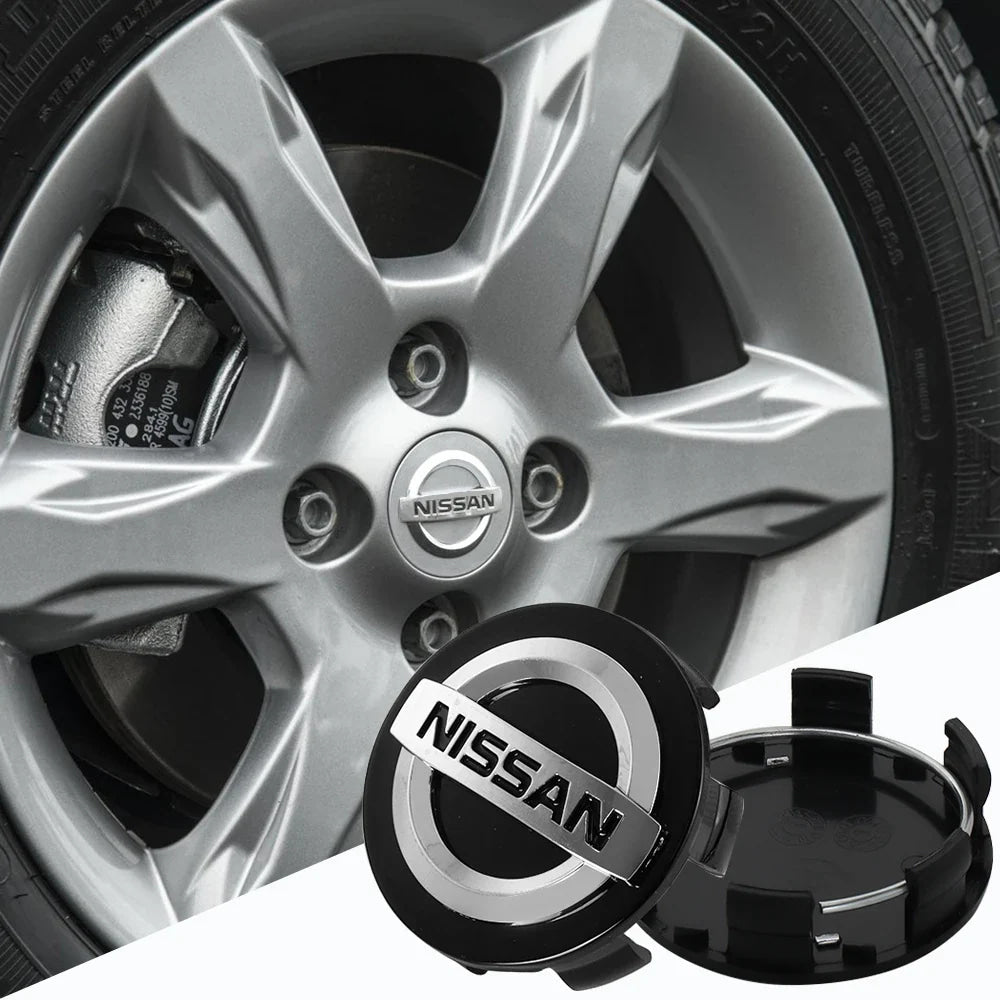 4pcs 54/60MM Car Styling Wheel Center Cap Hub Covers Badge Accessories For Nissan Nismo GTR Qashqai Almera Teana V36 Sylphy Note