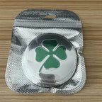 4PCS Universal 56MM 60MM Four-leaf Emblem Car Wheel Center Hub Caps Badge Sticker Cover