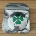 4PCS Universal 56MM 60MM Four-leaf Emblem Car Wheel Center Hub Caps Badge Sticker Cover