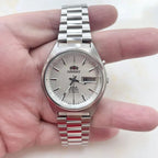 Orient Casual Diamond Date Sports Watch with Japanese Movement Unisex Mechanical Watch Stainless Steel World Time 36mm