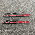 3D ABS Car Styling Logo 3.2 5.5 6.3 6.5 AMG Badge Fender Side Rear Trunk Sticker for Mercedes Benz A CLA GLC W108 W222 C180 W190