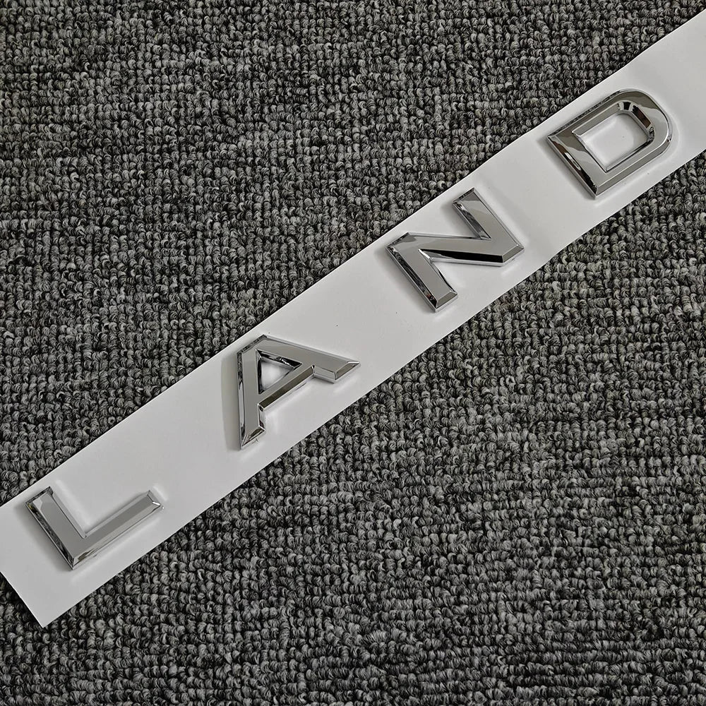 Hood Letter Badge Trunk Rear Letter Emblem Door Side Badges Suitable for Toyota Land Cruiser LC300