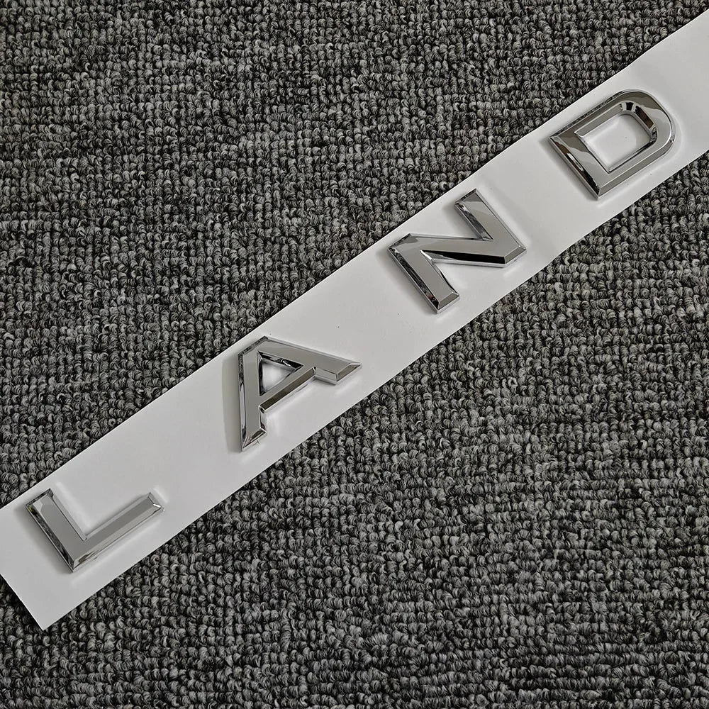 Hood Letter Badge Trunk Rear Letter Emblem Door Side Badges Suitable for Toyota Land Cruiser LC300