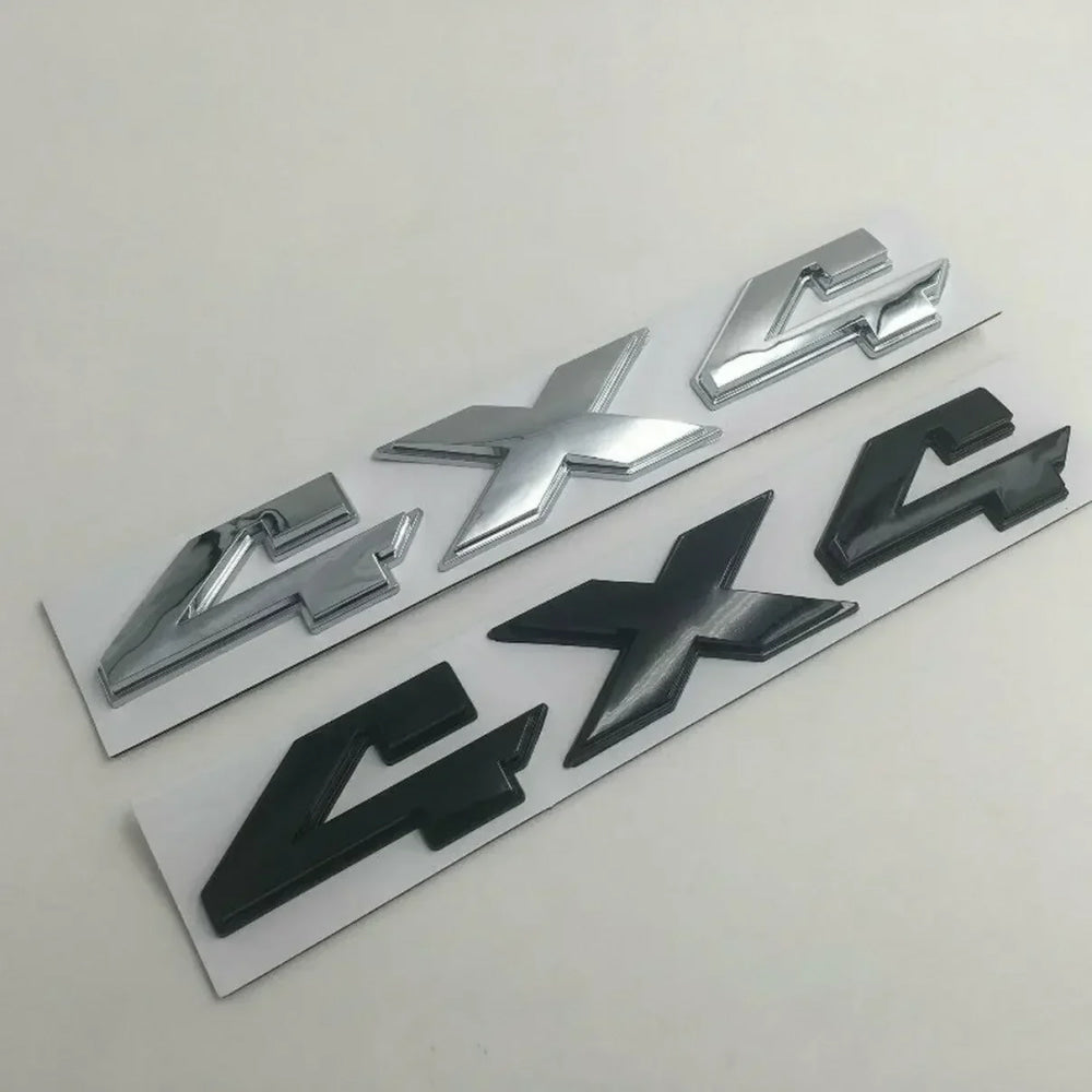 3D Metal 4X4 Car Sticker Emblem Badge Decals Car Tail Sticker for Dodge Ram 1500 2500 3500 4X4 Jeep Grand Cherokee Wrangler Ford