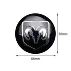 56MM Car Wheel Center Cover Sticker Hub Cap Accessories For Dodge Durango Caliber Dakota Neon SRT SXT Nitro Avenger Dart Viper