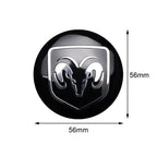 56MM Car Wheel Center Cover Sticker Hub Cap Accessories For Dodge Durango Caliber Dakota Neon SRT SXT Nitro Avenger Dart Viper