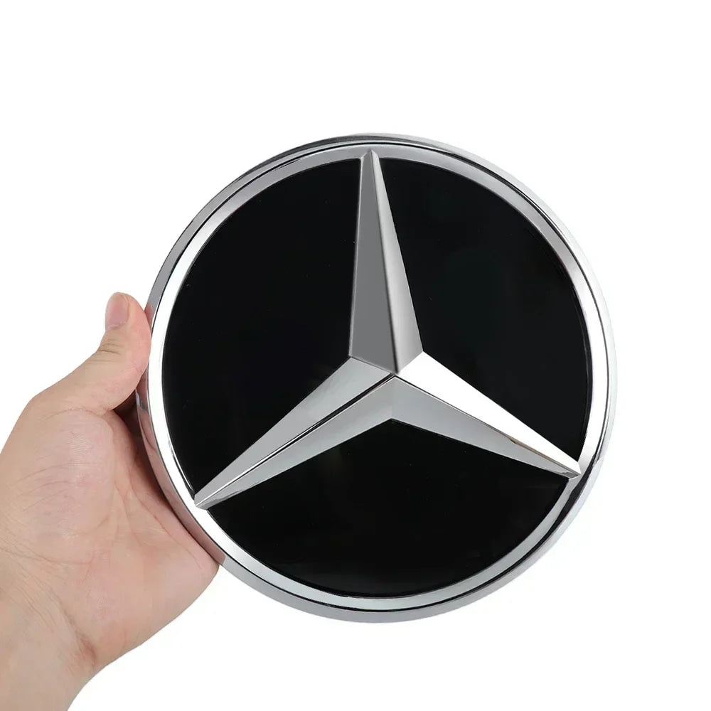3D 185MM 205MM Front Grille Star Logo Emblem Badge Auto Accessories for Mercedes-Benz Amg C/B/E Class W205 W253 W213 GLC GLE