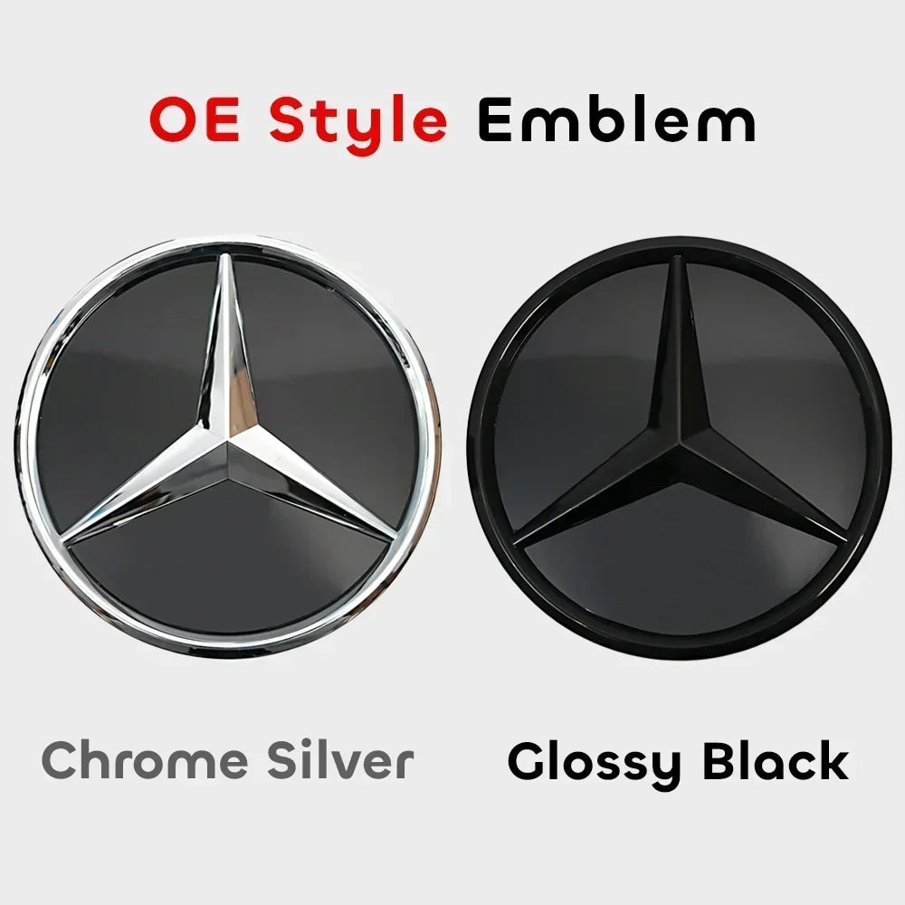 1pcsFor Mercedes Benz W204 B C GLK Class B180 B200 B250 C180 C200 C230 C250 C280 C300 C350Front Grille Mirror Star Badge Emblem