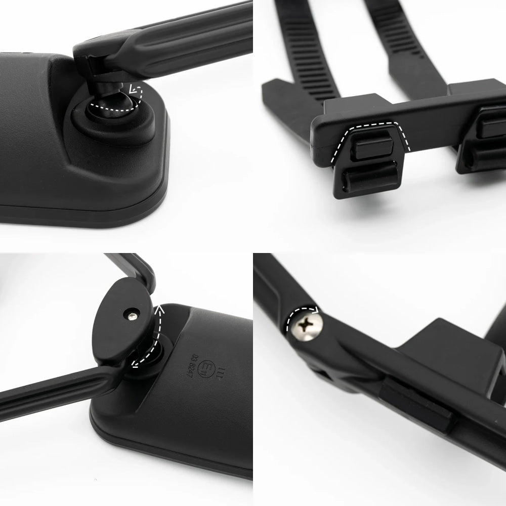 Adjustable Trailer Towing Mirror Trailer Wing Mirror Extension Towing Blind Spot Mirror Car Truck Blind Spot Side-View Mirror
