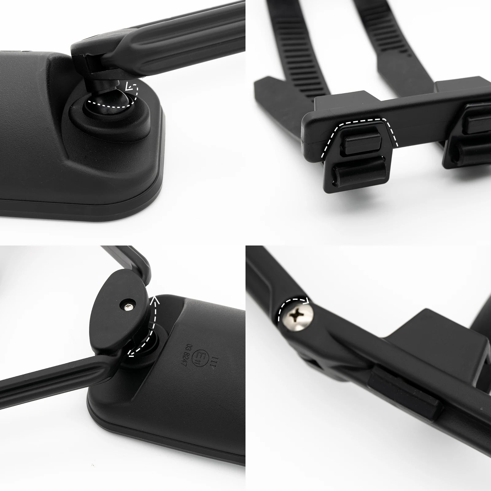 Adjustable Trailer Towing Mirror Trailer Wing Mirror Extension Towing Blind Spot Mirror Car Truck Blind Spot Side-View Mirror