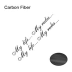 Various Sizes My Life...My Rules...Vinyl Decal Car Sticker Waterproof Auto Decoration Trunk  Rear Window Windshield Body Sticker