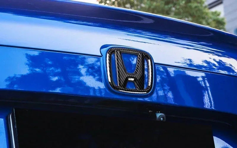 3Pcs Car Front Grille Rear Trunk Badge Steering Wheel Logo Sticker for Honda Accord Civic City XR-V CR-V Inspire Crider Envix