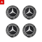 56mm 60mm 65mm 75mm Car Wheel Center Hub Caps Cover Rim Exterior Sticker For Mercedes Benz A B C E Class GLC GLK GLE GLA CLA GLB