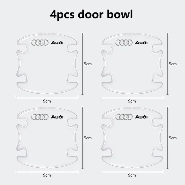 For Audi A4 B5 B6 A3 8P 8V 8L A5 A6 C6 C5 A1 A7 A8 Q2 Q3 TT Car Door Edge Anti Scratch Collision Protection Strip Stickers