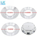1PC 144mm 154mm 163mm Aluminum and Plastics Car Emblem Wheel Center Hub Rim Caps Cover Separate Part For Mercedes Benz