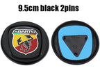 1pcs 6cm 9.5cm 12cm 3D ABS Car Front Logo Steer Wheel Rear Bumper Tail Door Trunk Emblem Sticker Styling Accessories