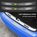 Car Transparent Rear Guard Plate Trunk Sticker For Chevrolet Silverado Impala Malibu Equinox Cruze Camaro Tahoe/Suburban Cavalie