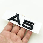 3D ABS cromo negro Logo A1 A2 A3 A4 A5 A6 A7 A8 emblema coche insignia para maletero pegatinas para Audi Auto accesorios decorativos