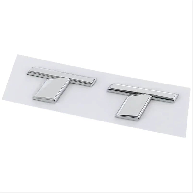 3D ABS Chrome Black TT Logo Car Rear Trunk Emblem Badge Sticker Decals for Audi TT RS MK1 8N 8J MK3 8S MK2 Accessories