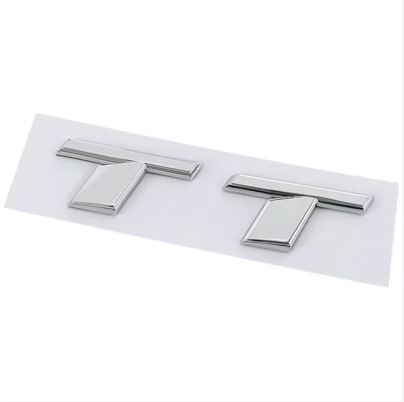 3D ABS Chrome Black TT Logo Car Rear Trunk Emblem Badge Sticker Decals for Audi TT RS MK1 8N 8J MK3 8S MK2 Accessories
