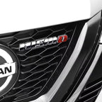 3D Metal Car Front Grille Emblem NISMO  Logo Decal For Nissan X-trail Qashqai Note Juke Sentra Patrol Car Styling Accessories