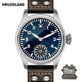 HRUODLAND Pilot Watch for Men BGW-9 Luminous Mechanical Wristwatch 316L Stainless Steel Sapphire Glass 10ATM Waterproof F016