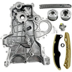 213502B701 243212B620 Timing Chain Kit+VVT Gear+Oil Pump Cover 244202B611 244312B620 For Hyundai Veloster Elantra Kia 12-21