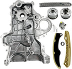 213502B701 243212B620 Timing Chain Kit+VVT Gear+Oil Pump Cover 244202B611 244312B620 For Hyundai Veloster Elantra Kia 12-21