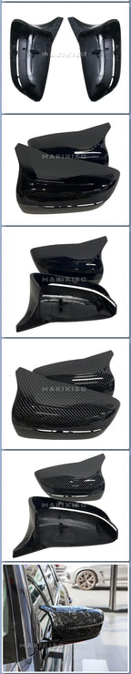 Replacement Mirror Cover For BMW 5 Series G30 G31 Side Rear Mirror Left Hand Driver Carbon Fiber ABS 2017 2018 2019