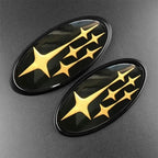 Acrylic Car Front Hood Logo Emblem Rear Trunk Badge Sticker for Subaru Impreza BRZ WRX STI Legacy Outback Ascent XV Accessories
