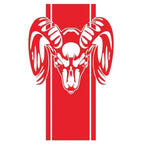 Ram Skull Stripe Waterproof Vinyl Truck Stickers Tailgate Decals Fit Dodge Ram 1500 2500 3500 Rebel Mopar Exterior Decor