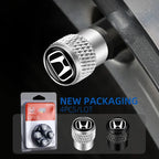 Car Tire Stem Valve Caps Aluminium Car Dustproof Caps Tire Wheel Stem Air Valve Caps For Honda Civic XR-V HR-V City Accord Jazz