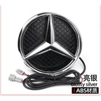 Grid LED light Front Grilled Embelm badge For W204 W205 W213 W253 C-Class E-Class GLC C E 180 200 250 300 350 43 63 4MATIC