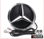 Grid LED light Front Grilled Embelm badge For W204 W205 W213 W253 C-Class E-Class GLC C E 180 200 250 300 350 43 63 4MATIC