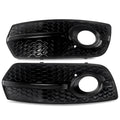 1Pair Black Honeycomb Fog Light Cover Grille for Audi Q5 8R 2009-2012 SQ5 Style