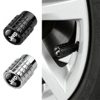 4Pcs Car Emblem Valve Cap Wheel Valves Dust Cover Tire Accessories For Jeep Wrangler Renegade Compass Gladiator Cherokee JL JK