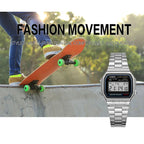 Casio watch silver watch men set brand luxury LED digital Waterproof Quartz men watch Sport military Wrist Watch relogio masculi