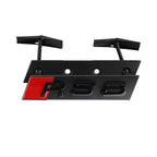 3D ABS For Audi RS6 RS4 RS3 RS5 RS8 RS7 Emblem Car Front Grille Badge Logo Decoration Stickers Exterior Modification Accessories