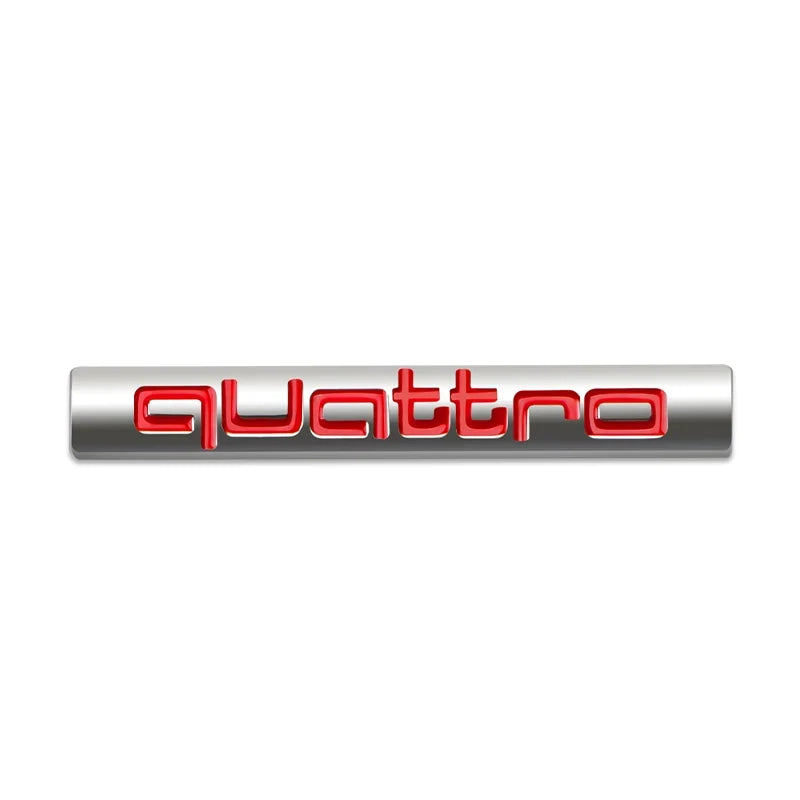 NEW Audi Sline Metal Logo Car Sticker Aluminum Emblem For Audi S Line Quattro A1 A3 A4 A5 A6 A7 A8 Q2 Q3 Q5 Q6 Q7 Q8 Accessories