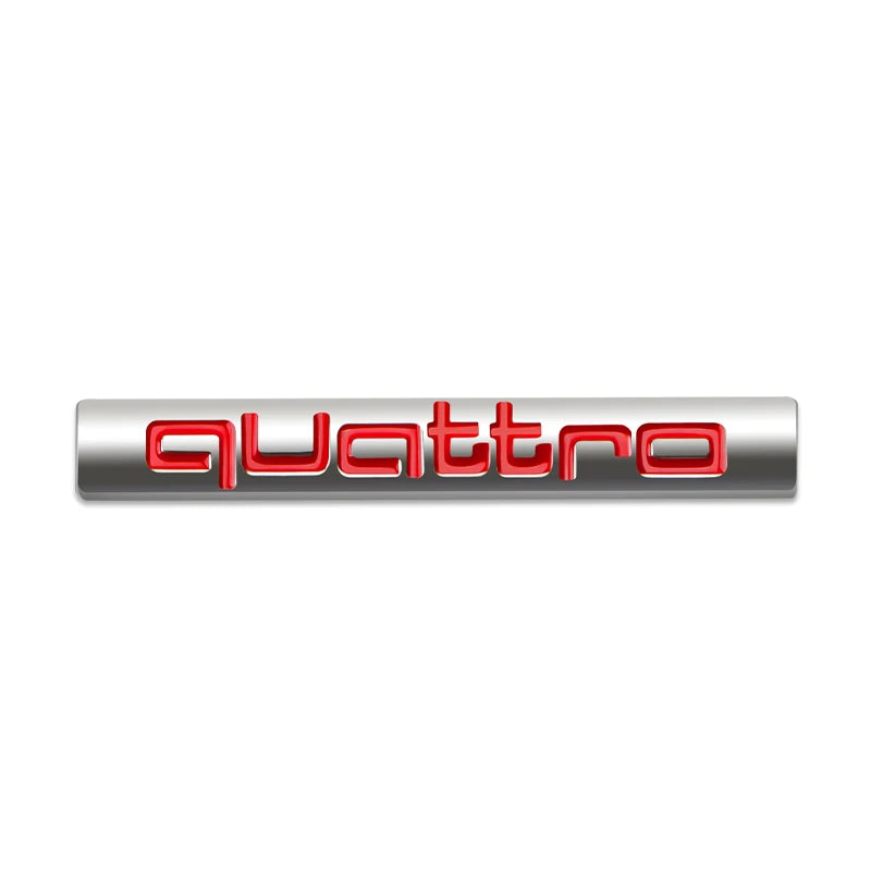 NEW Audi Sline Metal Logo Car Sticker Aluminum Emblem For Audi S Line Quattro A1 A3 A4 A5 A6 A7 A8 Q2 Q3 Q5 Q6 Q7 Q8 Accessories