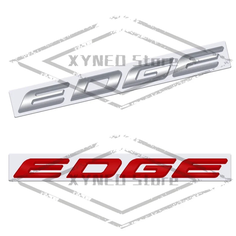 Car Sticker Metal For Ford Edge Logo ST Line Emblem Badge Trunk Decal Auto Accessories