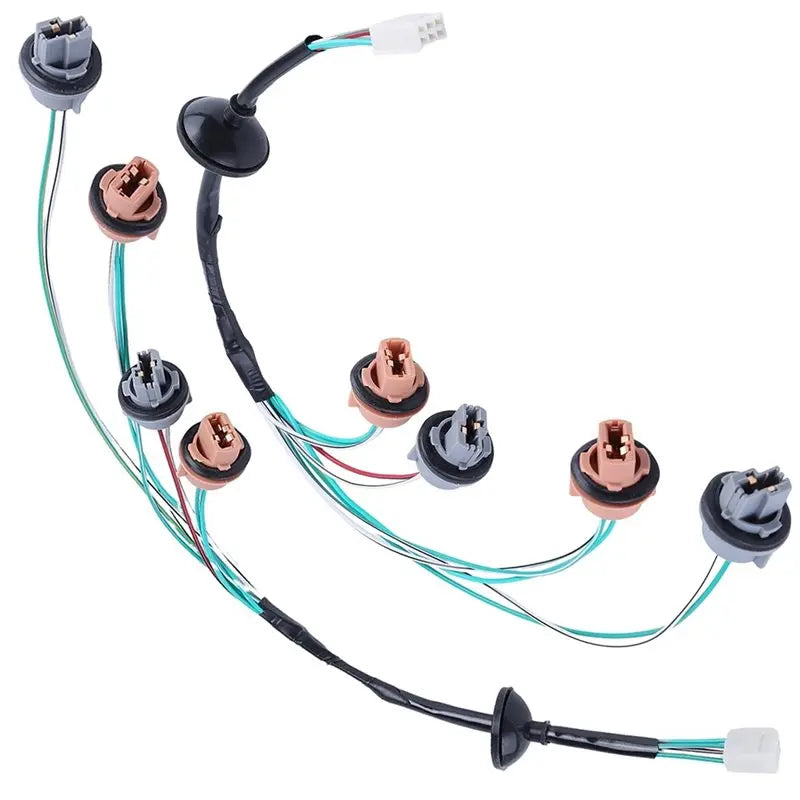 T38C-For Toyota Supra 3.0L 1997-1998 2 Pieces Rear Tail Light Wiring Harness Part Numbers 81555-14700, 8155514700
