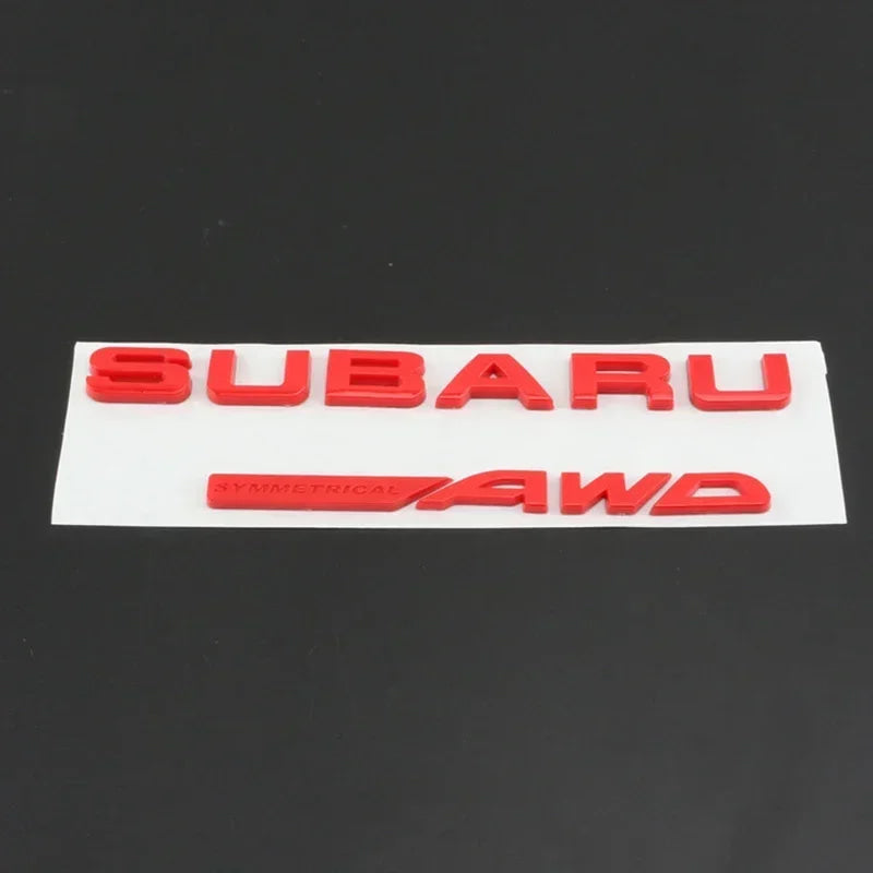 ABS Car Rear Trunk Sticker Emblem for Subaru WRX BRZ STI XV FORESTER IMPREZA LEGACY OUTBACK Auto Body Tail Letter Badge Decal