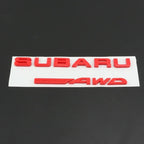 ABS Car Rear Trunk Sticker Emblem for Subaru WRX BRZ STI XV FORESTER IMPREZA LEGACY OUTBACK Auto Body Tail Letter Badge Decal