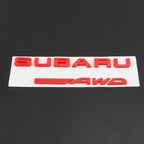 ABS Car Rear Trunk Sticker Emblem for Subaru WRX BRZ STI XV FORESTER IMPREZA LEGACY OUTBACK Auto Body Tail Letter Badge Decal