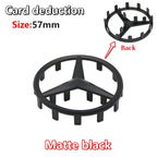 52mm 57mm Pins Sticker Car Steering Wheel Emblem Badge For Mercedes C E S Class CLA CLS W212 W205 W204 Styling Accessories Trim