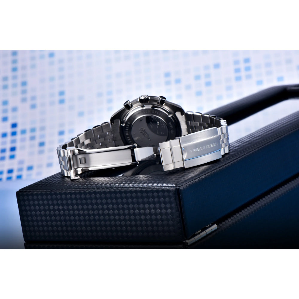 PAGANI DESIGN 2026 New Men's Watches Sport Quartz Watch For Men Racing Chronograph Waterproof AR Sapphire crystal Wristwatch Men
