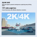 dashcam for car Black box Driving Video Recorders 4K WiFi Mini Front Camera Dash Cam 24H Parking Monitor Car Recording camera