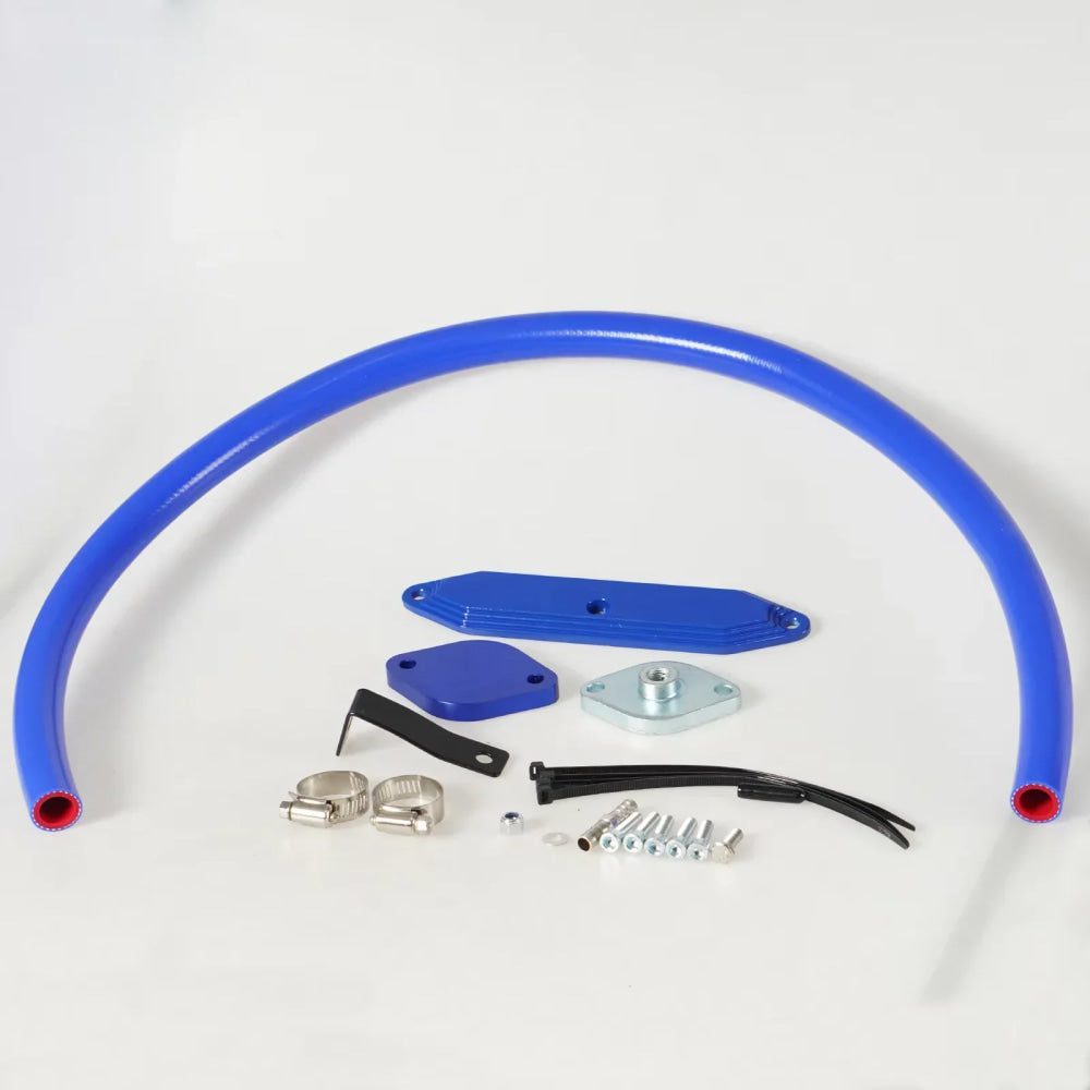 Diesel Valve & Cooler Power Removal Kit Diesel For 11-14 Ford F250 F350 F450 F550 6.7L V8 Powerstroke Diesel Turbo Aluminum